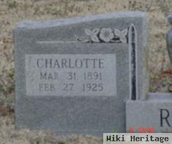 Charlotte "lottie" Correll Rider