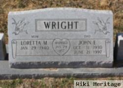 Loretta M James Wright