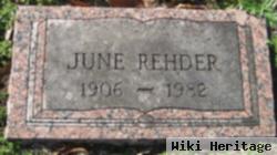 June Genevieve Rehder