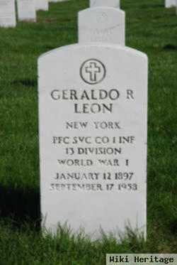 Pfc Geraldo R Leon