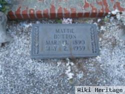 Martha L "mattie" Walker Dutton