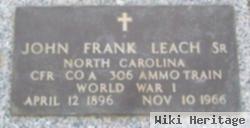 John Frank Leach, Sr