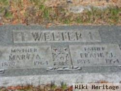 Frank J Welter