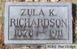 Zula K Richardson