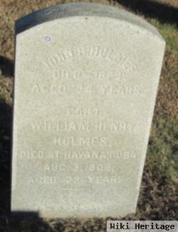 Capt William Henry Holmes