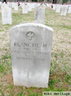 Blanche M Newbert