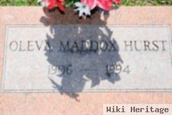 Oleva Ann Maddox Hurst