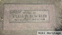 Willis D Blackler