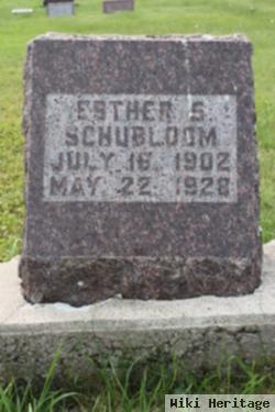 Esther S. Schubloom