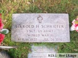 Harold H Schriefer