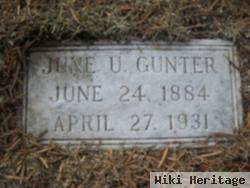 Junius Utley "june" Gunter