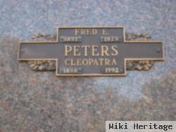 Frederick E. "fred" Peters, Sr