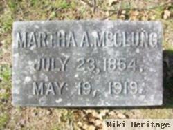 Martha A Lott Mcclung