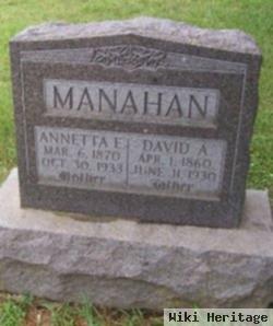 Annetta Ellen Freeman Manahan