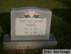 Mary Jane Mattox Perdue