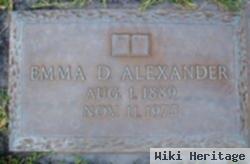 Mrs Emma Reid Dulin Alexander