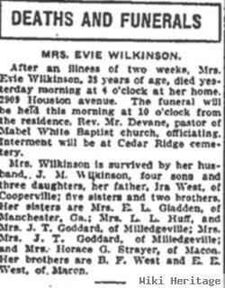 Evie L. West Wilkinson