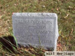 William D Osborn