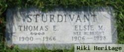 Thomas E Sturdivant