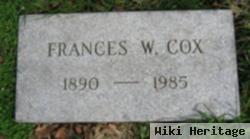 Frances Wood Cox