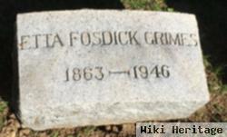 Etta Fosdick Grimes