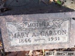 Mary A Carson