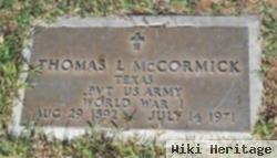 Pvt Thomas L Mccormick