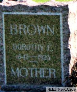 Dorothy E. Harmon Brown