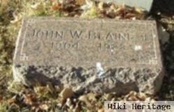 John W Blaine, Jr