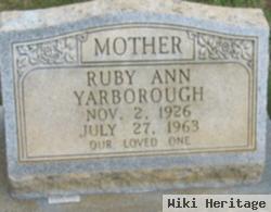 Ruby Ann Yarborough