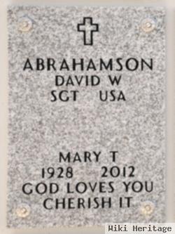 Mary T "terry" D'arcy Abrahamson