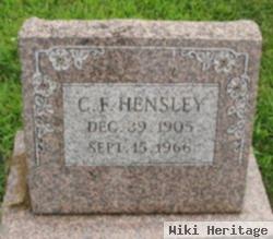 C. F. Hensley