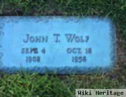 John T Wolf