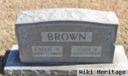 John W Brown