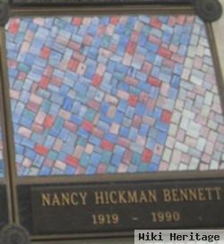 Mrs Nancy Hickman Bennett