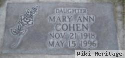 Mary Ann Cohen