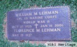 William M Lehman