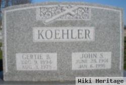 Gertie B Koehler