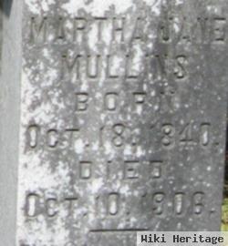 Martha Jane Cudd Mullins