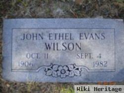 John Ethel Evans Wilson