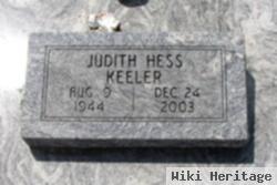 Judith Elaine Hess Keeler