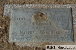 Martha Jane "mattie" Green