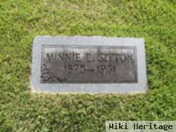 Minnie E. Sitton