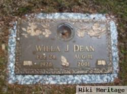 Willa J Dean