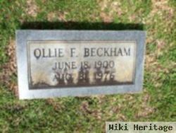 Ollie F. Beckham