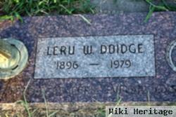 Leru W. Doidge