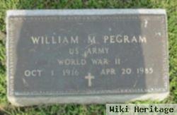 William M. Pegram, Sr