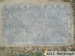 Martha Susan Monger Hensley