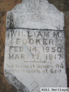 William M Booker