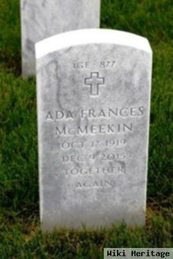 Ada Frances Mcmeekin